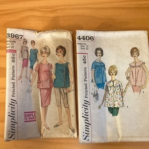 Vintage Maternity Sewing Patterns